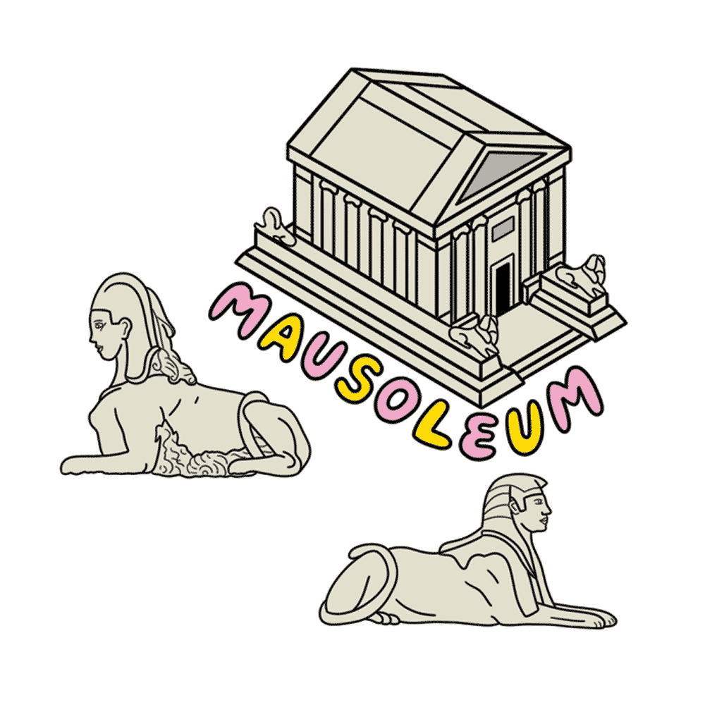 Illustration of the Stanford Mausoleum