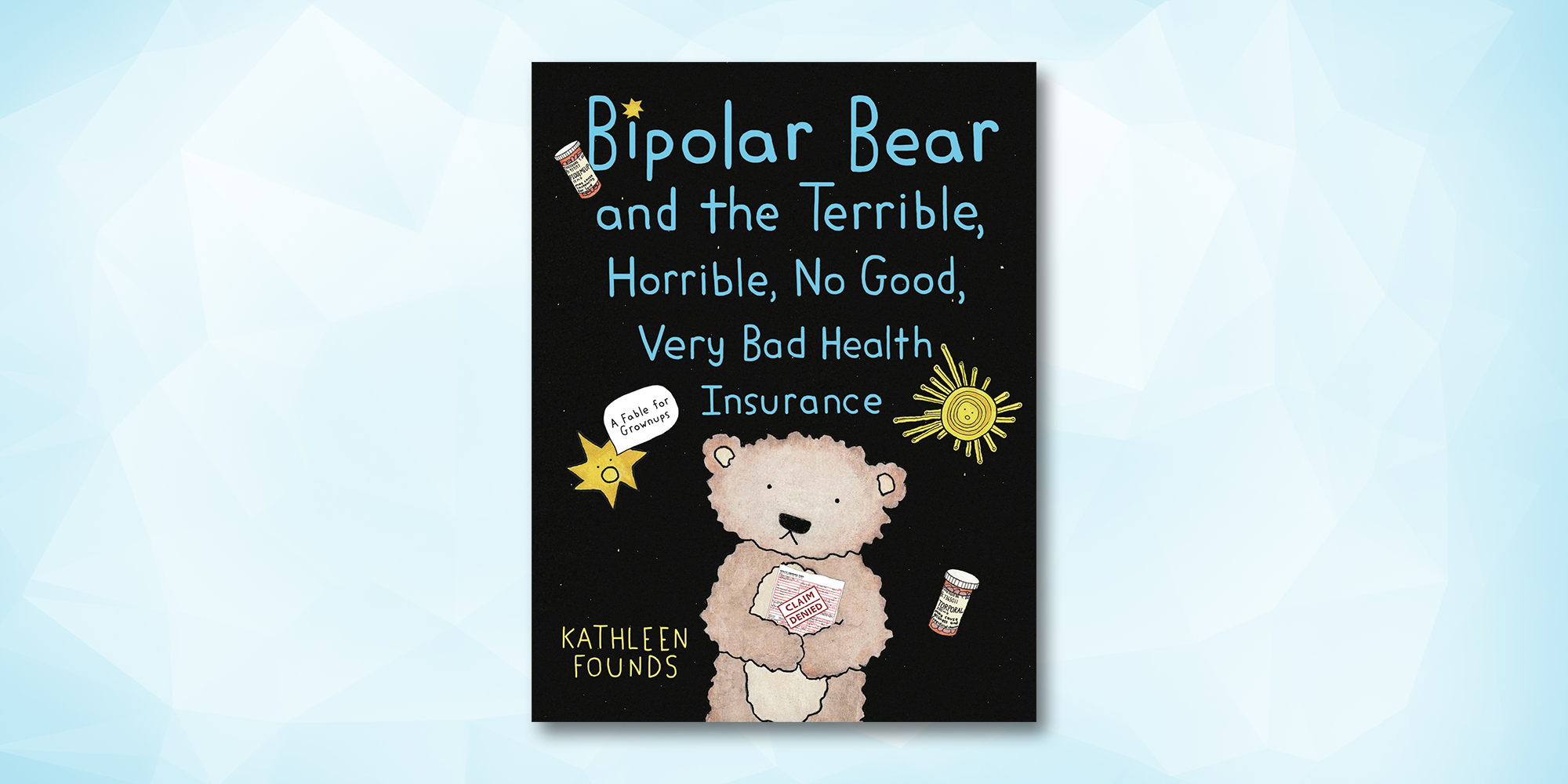 Cover of Bipolar Bear book on a light blue background