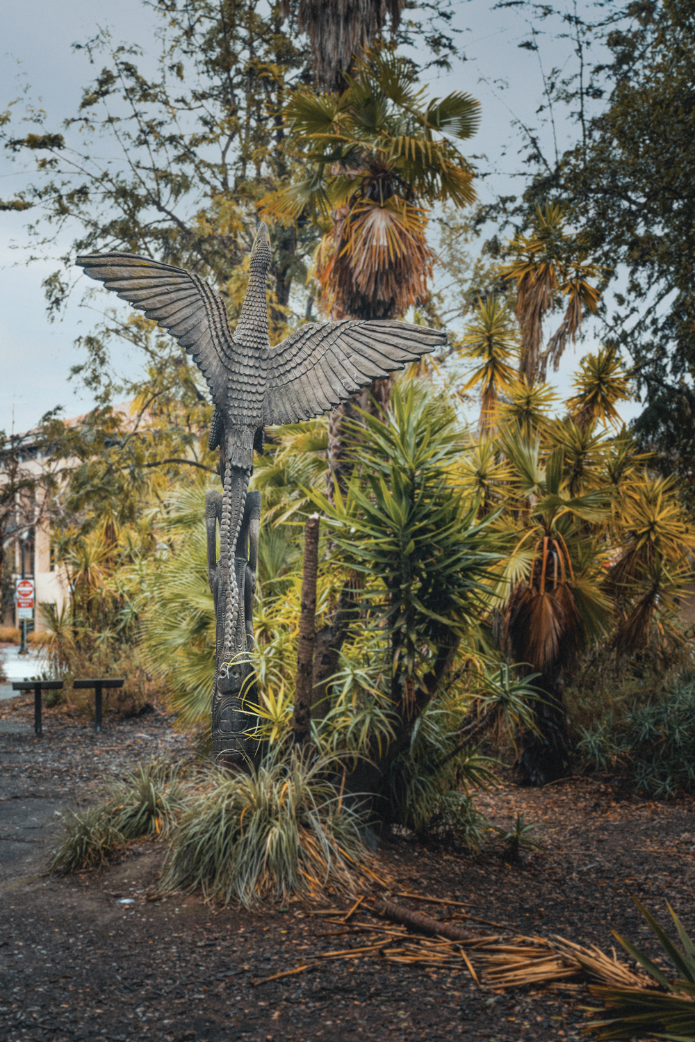 Tall, thin statue of the goddess Kura.