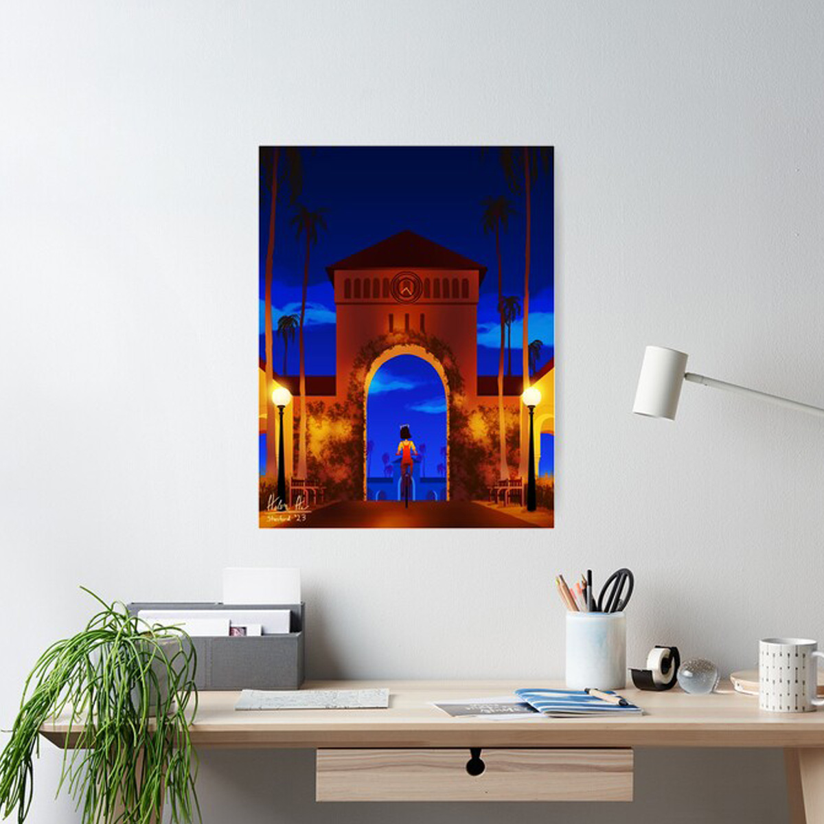 “After Office Hours” Poster hanging on a wall