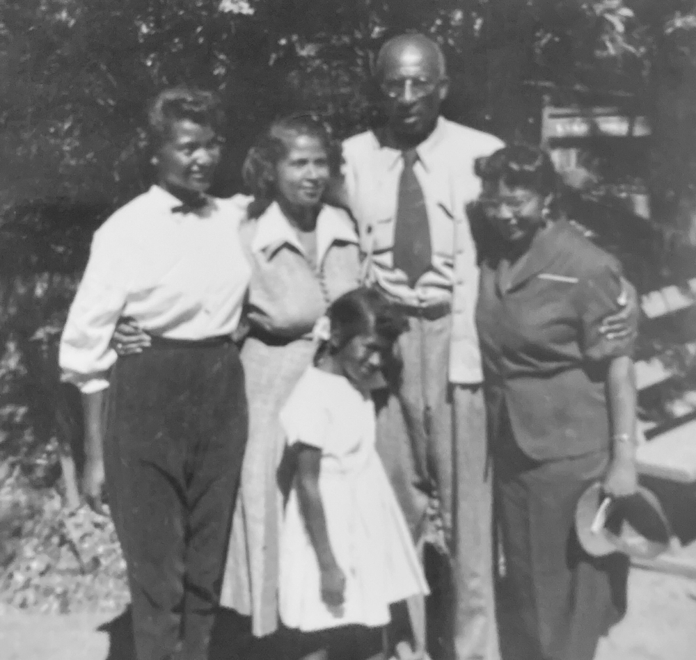 Sam McDonald with his family