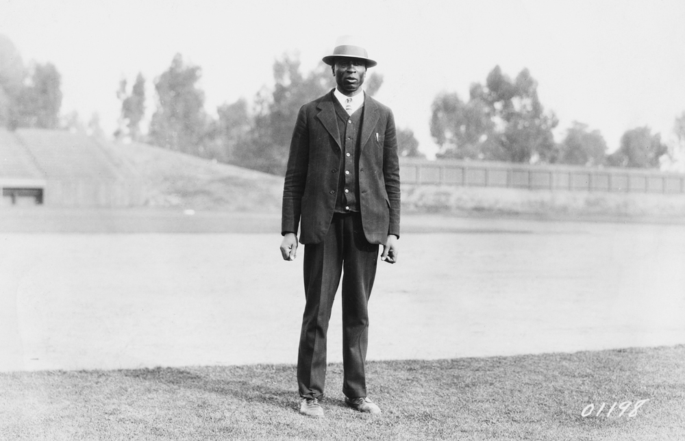 Sam McDonald as a young man