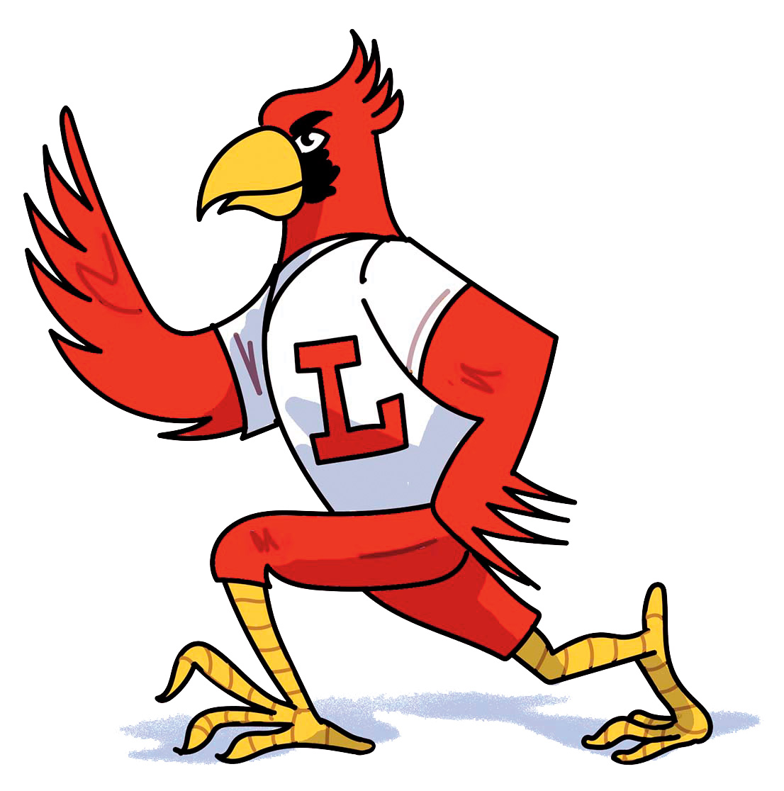 Louie the Cardinal mascot